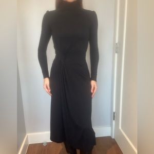 Rag & Bone Draped Shaw Midi Dress